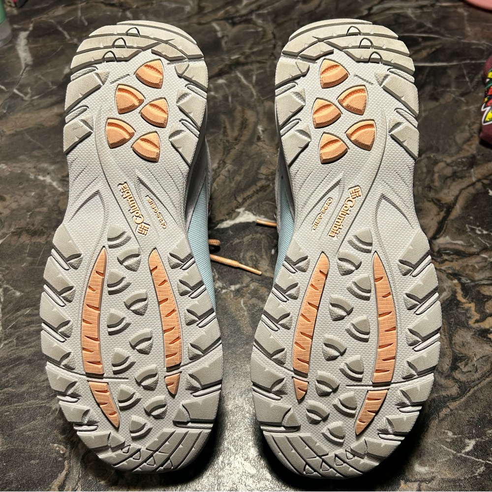Columbia Women’s Newton Ridge Plus Waterproof Amped Hiking Boots Sz 10 Ice Blue - Picture 8 of 8